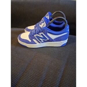 New Balance 480 Shoes Kids Size 4 Royal Blue/White Sneakers